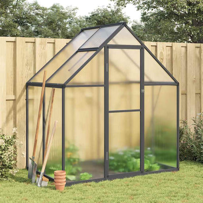 Greenhouse Anthracite and Transparent Aluminum, polycarbonate (PC)