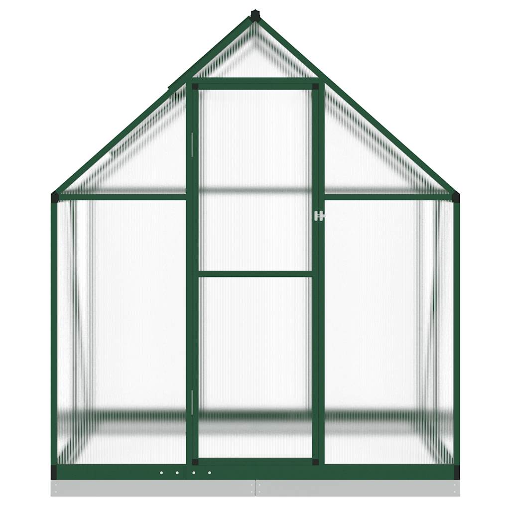 Greenhouse Green Aluminum Medium Height-Adjustable Greenhouse