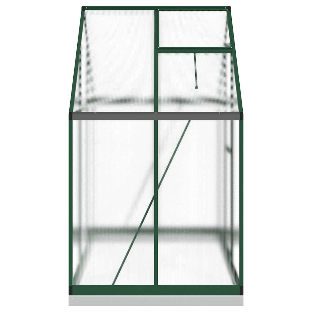 Greenhouse Green Aluminum Medium Height-Adjustable Greenhouse