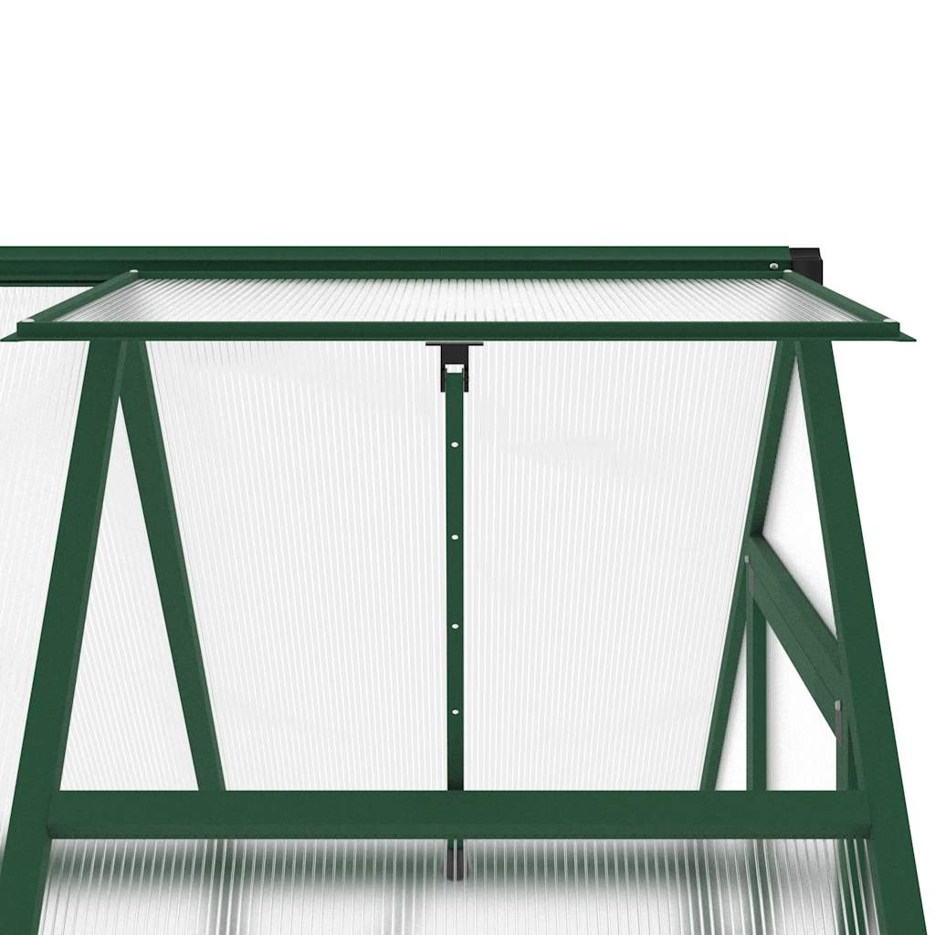 Greenhouse Green Aluminum Medium Height-Adjustable Greenhouse