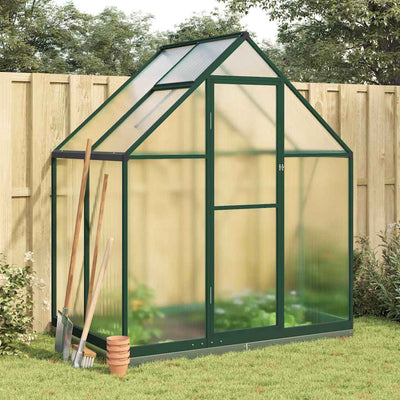 Greenhouse Green Aluminum Medium Height-Adjustable Greenhouse