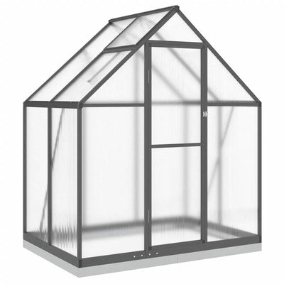 Greenhouse Anthracite Aluminum, Polycarbonate, Galvanized Steel