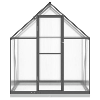 Greenhouse Anthracite Aluminum, Polycarbonate, Galvanized Steel