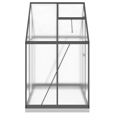 Greenhouse Anthracite Aluminum, Polycarbonate, Galvanized Steel