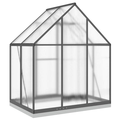 Greenhouse Anthracite Aluminum, Polycarbonate, Galvanized Steel