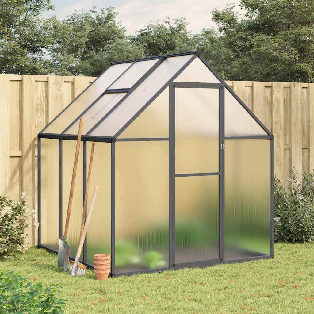 Greenhouse Anthracite Aluminum, polycarbonate