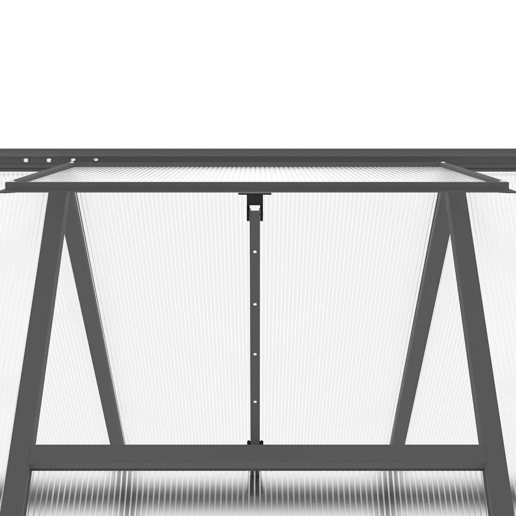 Greenhouse Anthracite Aluminum Large Adjustable Armrests