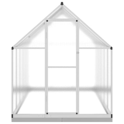 Greenhouse Silver, Clear Aluminum, Polycarbonate, Galvanized Steel