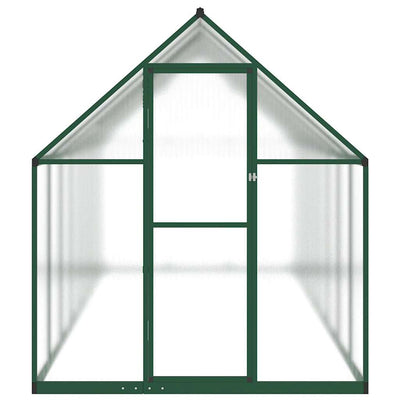 Greenhouse Green and transparent Aluminum and polycarbonate Large