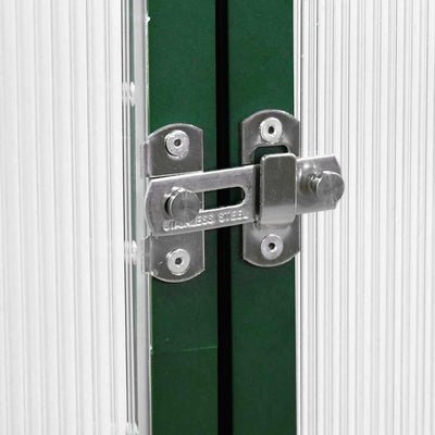 Greenhouse Green and transparent Aluminum and polycarbonate Large