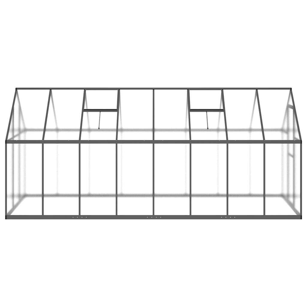 Greenhouse Anthracite and clear Aluminum, polycarbonate Large