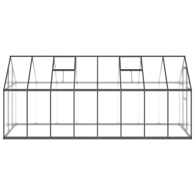 Greenhouse Anthracite and clear Aluminum, polycarbonate Large