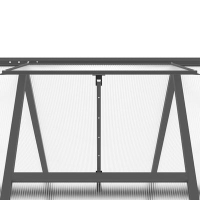 Greenhouse Anthracite and clear Aluminum, polycarbonate Large