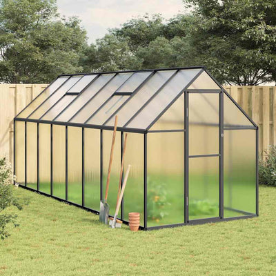 Greenhouse Anthracite and clear Aluminum, polycarbonate Large