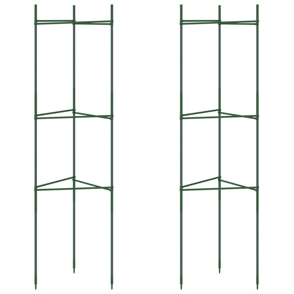 Tomato Cage Set of 2 Green Steel with PE coating, Polypropylene