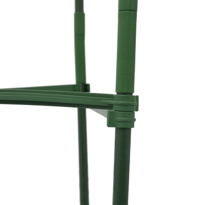 Tomato Cage Set of 2 Green Steel with PE coating, Polypropylene
