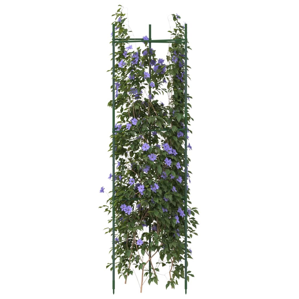 Tomato Cage Set of 2 Green Steel with PE coating, Polypropylene