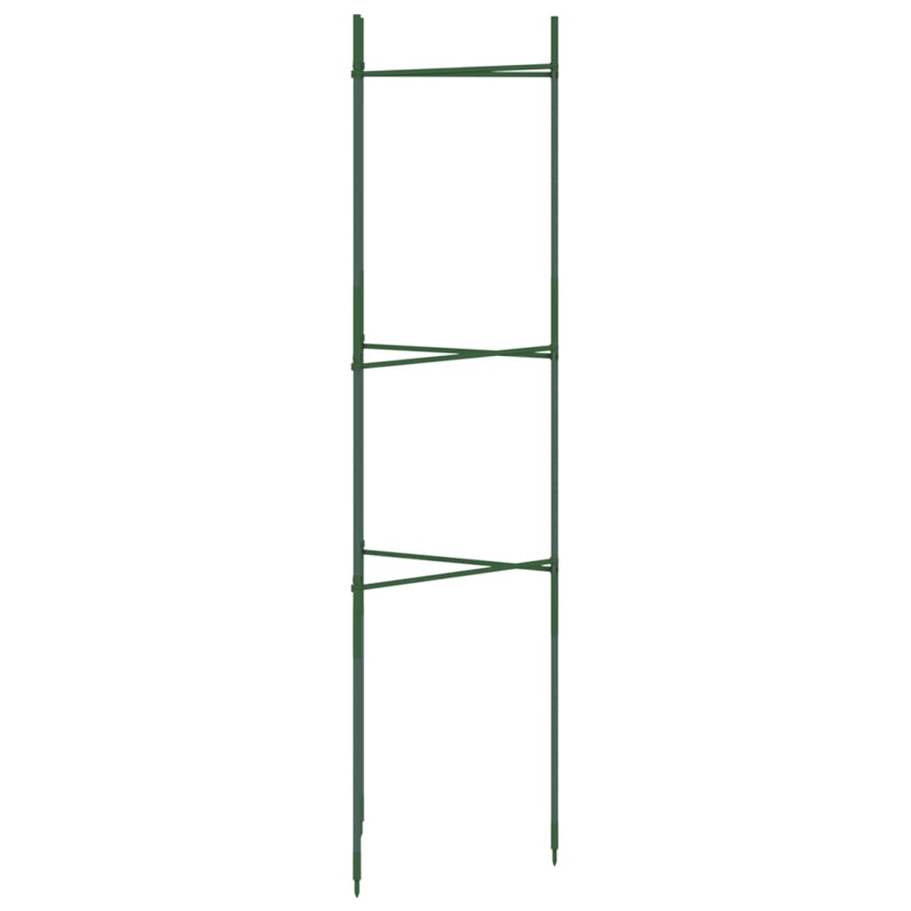 Tomato Cage Set of 6 Green Steel with PE coating, polypropylene