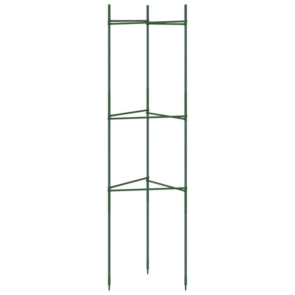 Tomato Cage Set of 6 Green Steel with PE coating, polypropylene