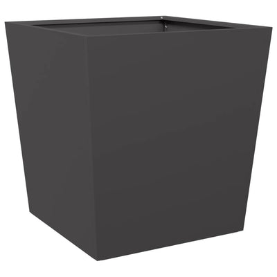Garden Planter Set of 2 Black Cold-rolled steel Large