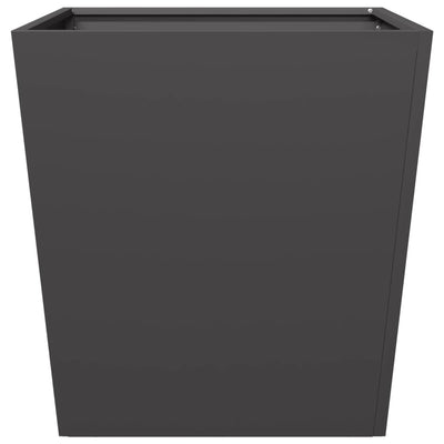 Garden Planter Set of 2 Black Cold-rolled steel Large