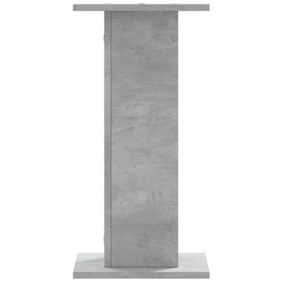 Plant Stands 2 pcs Concrete Grey 11.8x11.8x23.6" Engineered Wood