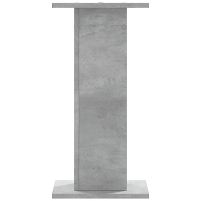 Plant Stands 2 pcs Concrete Grey 11.8x11.8x23.6" Engineered Wood