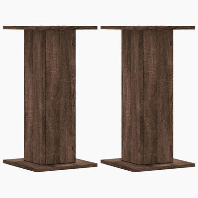 Plant Stands 2 pcs Brown Oak 11.8x11.8x23.6" Engineered Wood