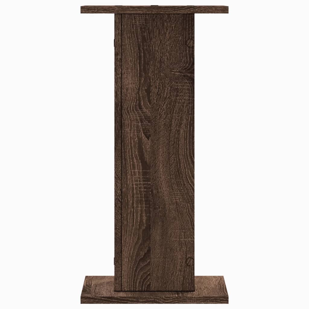 Plant Stands 2 pcs Brown Oak 11.8x11.8x23.6" Engineered Wood
