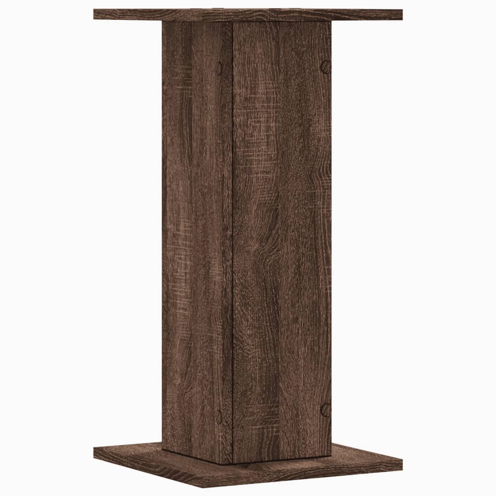 Plant Stands 2 pcs Brown Oak 11.8x11.8x23.6" Engineered Wood