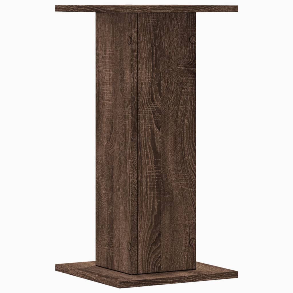 Plant Stands 2 pcs Brown Oak 11.8x11.8x23.6" Engineered Wood