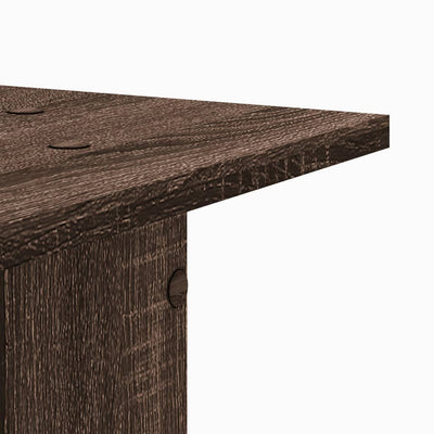 Plant Stands 2 pcs Brown Oak 11.8x11.8x23.6" Engineered Wood