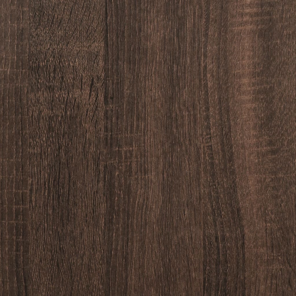 Plant Stands 2 pcs Brown Oak 11.8x11.8x23.6" Engineered Wood