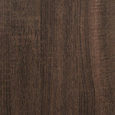 Plant Stands 2 pcs Brown Oak 11.8x11.8x23.6" Engineered Wood