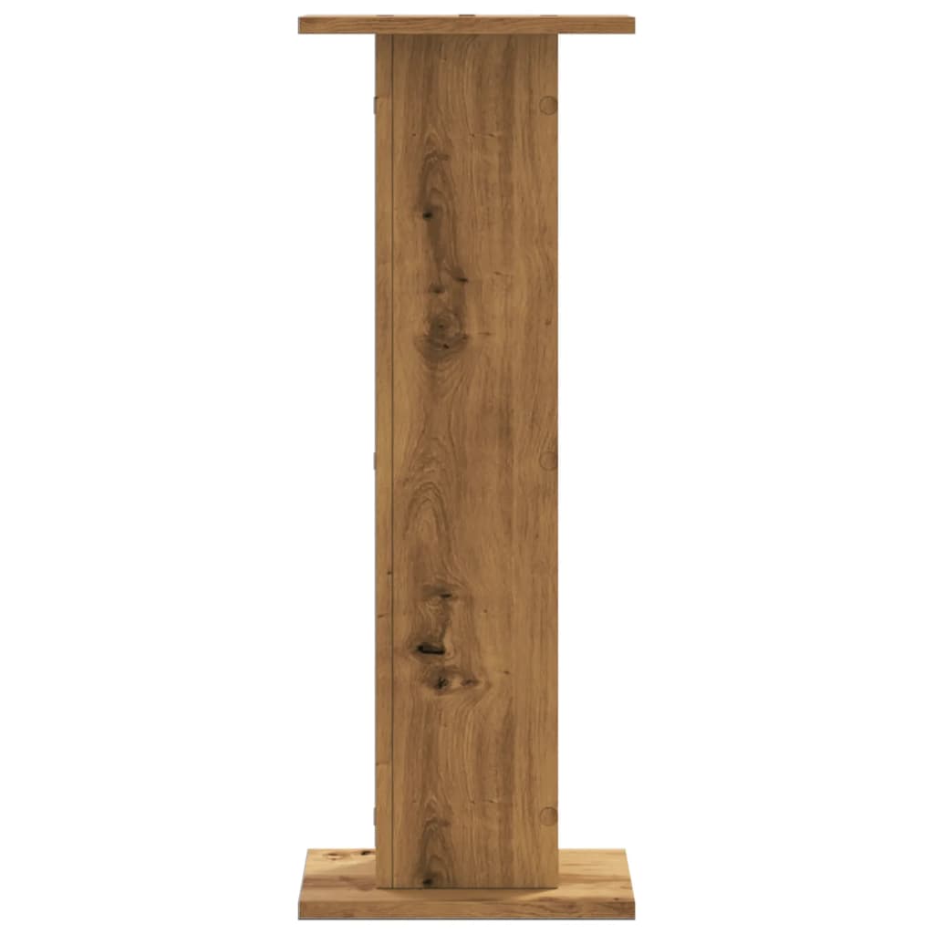 Plant Stands 2 pcs Artisian Oak 11.8x11.8x31.5" Engineered Wood