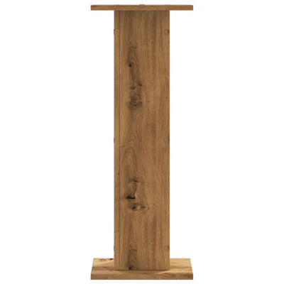 Plant Stands 2 pcs Artisian Oak 11.8x11.8x31.5" Engineered Wood