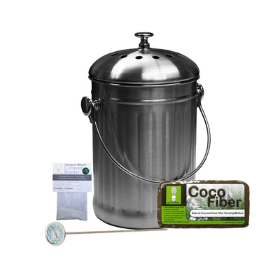 Compost Wizard Stainless Steel Starter Kit