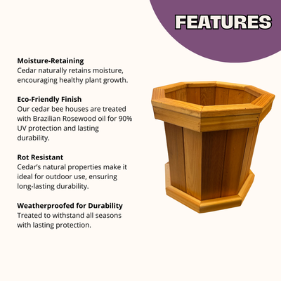 Forest Charm Cedar Planter