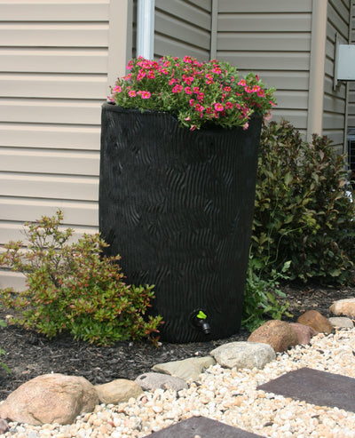 Impressions Eco Bark 50 Gallon Rain Saver - Recycled Material