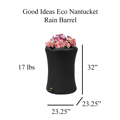 Impressions Eco Nantucket 50 Gallon Rain Saver - Recycled Material