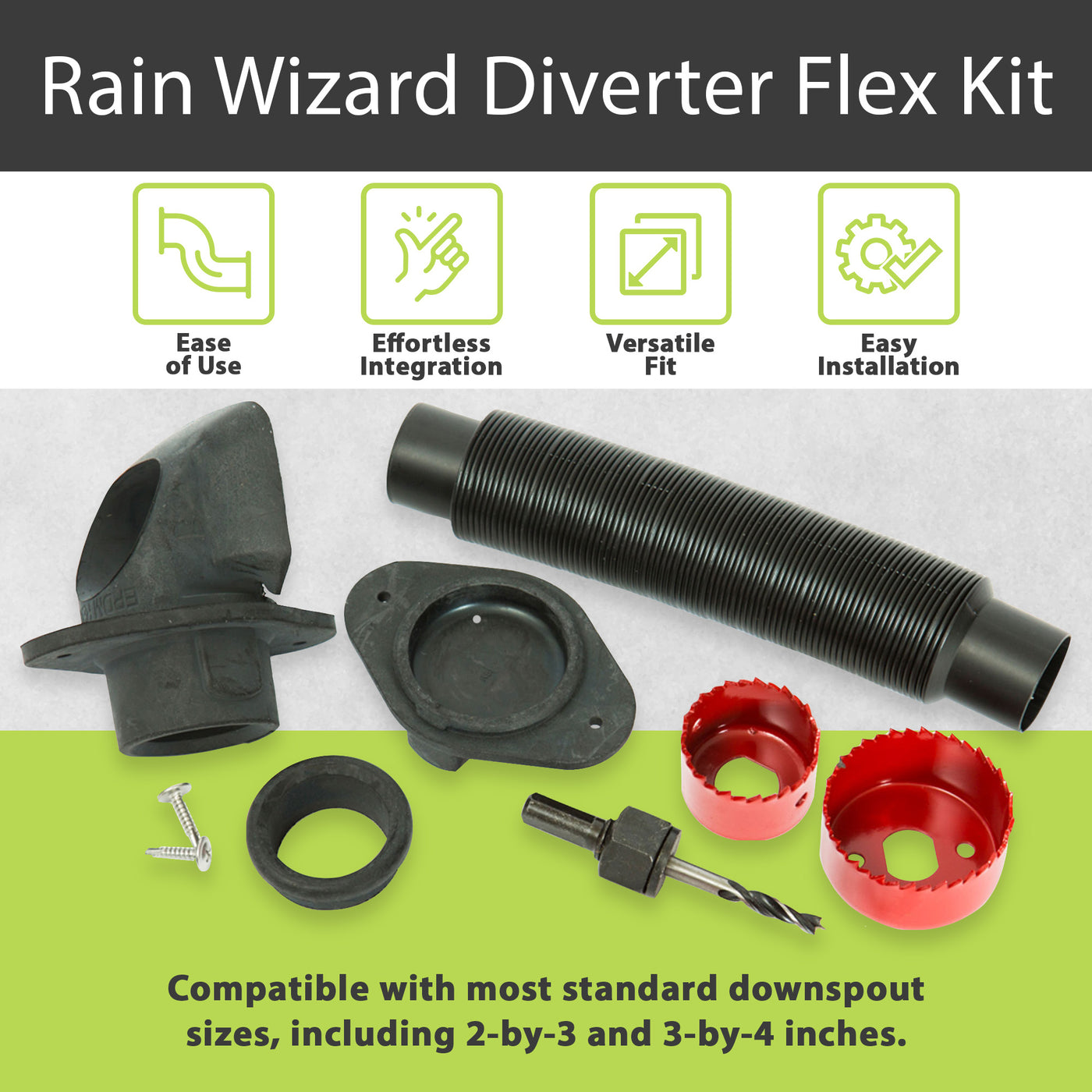 Rain Wizard Diverter Flex Kit