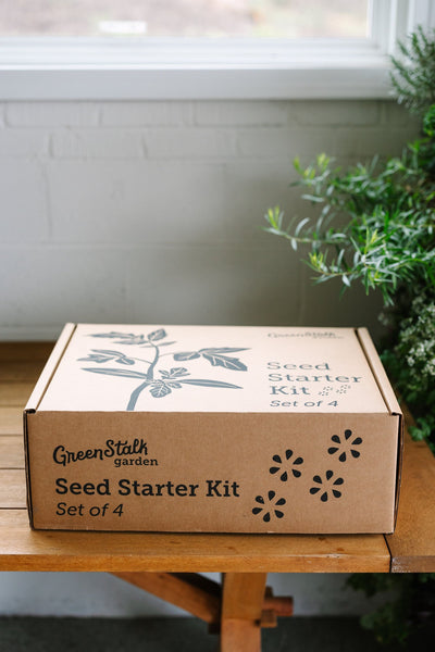 GreenStalk Seed Starter Kit (Set of 4) | Beautiful Black | PRE-ORDER, Est. to ship early-to-mid Jan. 