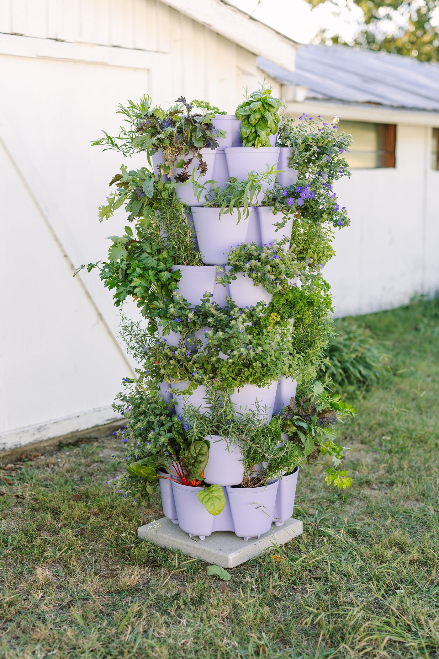 7 Tier GreenStalk Leaf Vertical Planter - Basic Texture